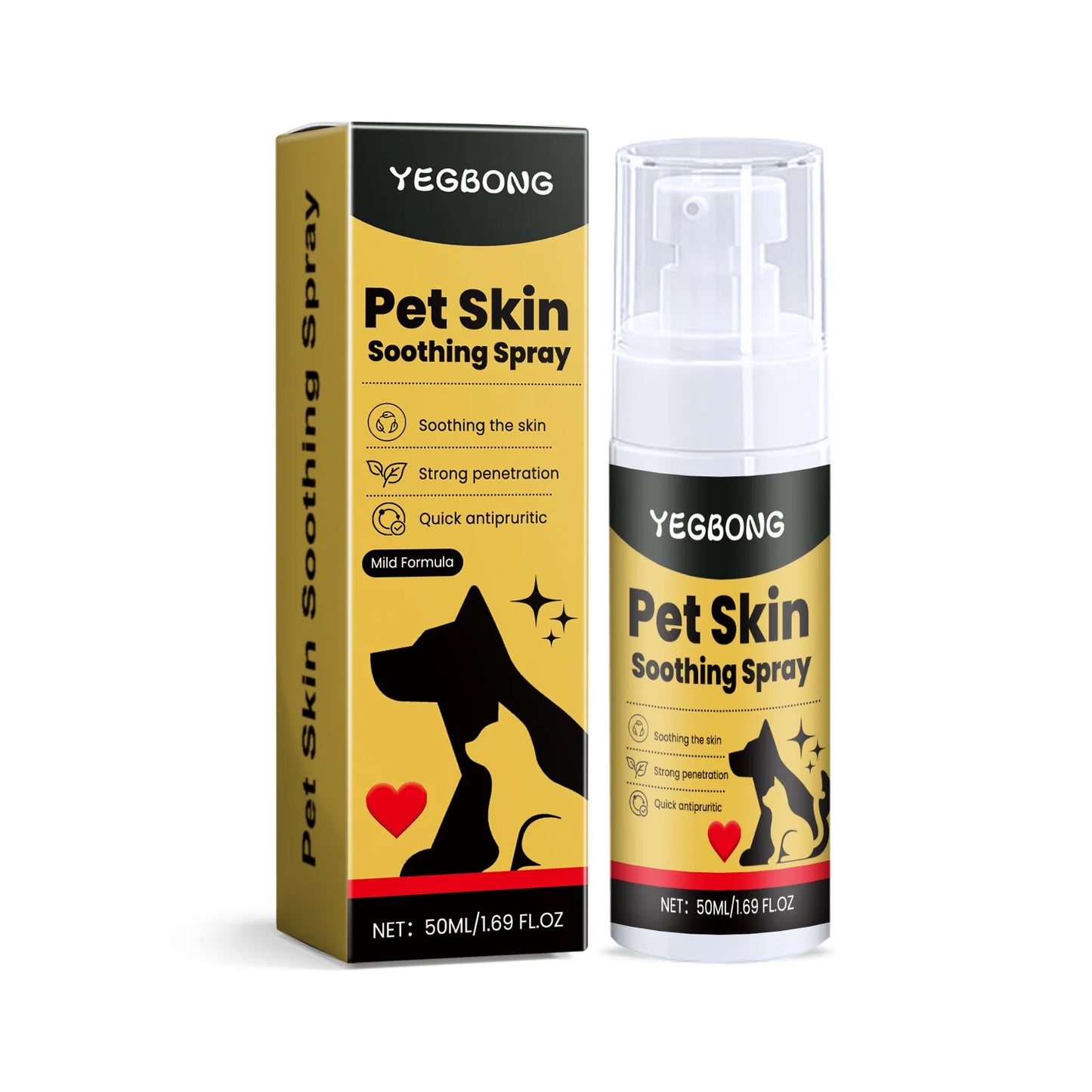 Pet Skin Care Spray — Relieve Discomfort for Dogs & Cats