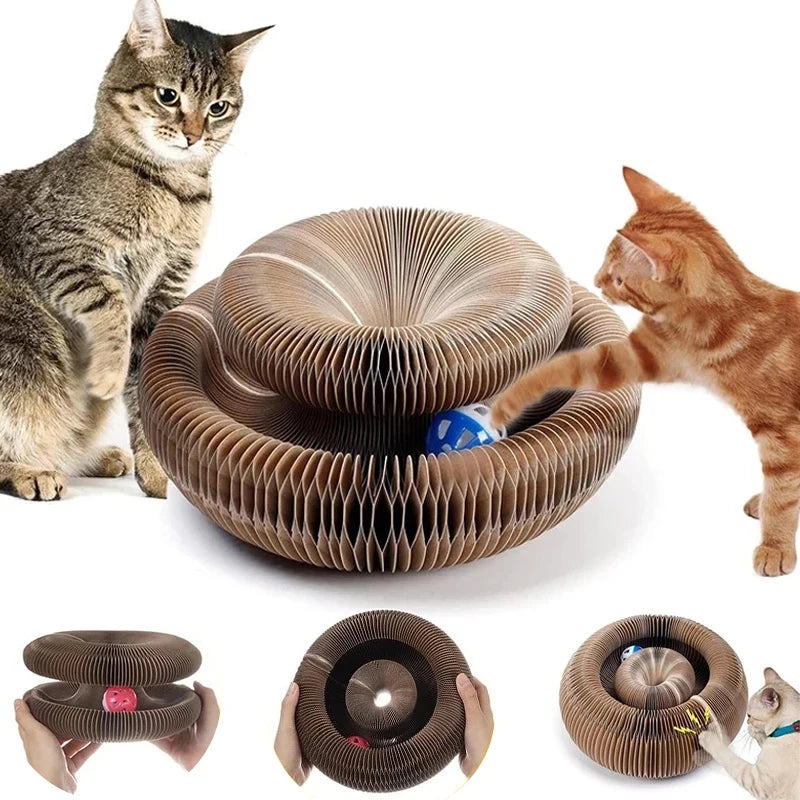 Magic Cat Scratch Organ Board Toy – Ball & Claw Grinding