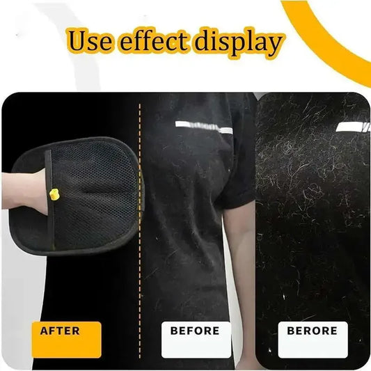 Double-Sided Pet Fur Gloves — Reusable Hair Removal for Dog/Cat Fur on Furniture and Clothes
