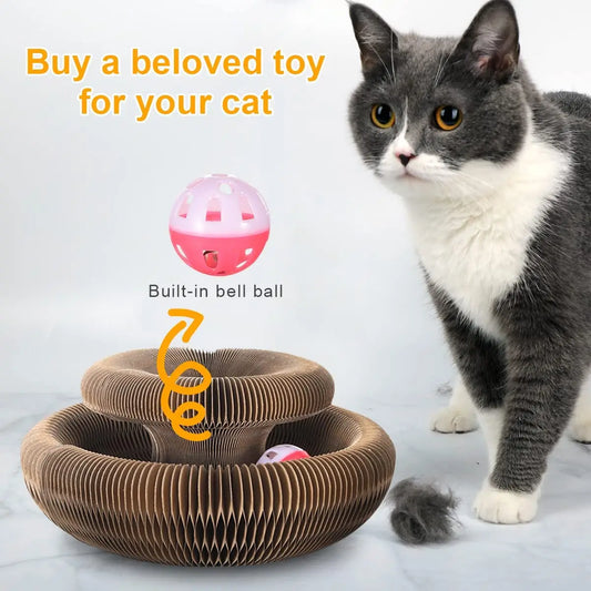 Magic Cat Scratch Organ Board Toy – Ball & Claw Grinding