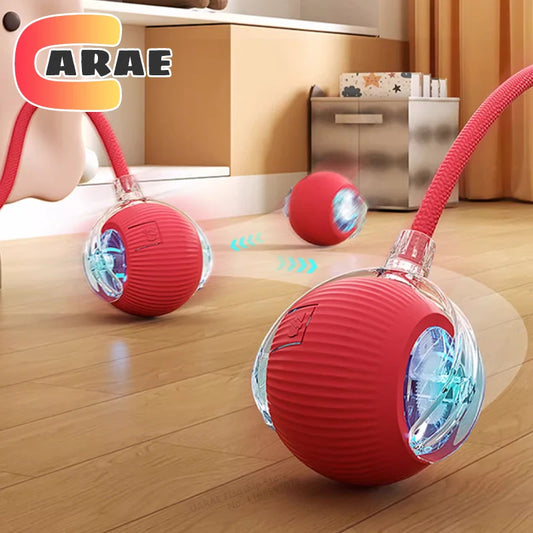 Cat Interactive Ball Toy – Automatic Rolling Ball with Tail (Rechargeable)