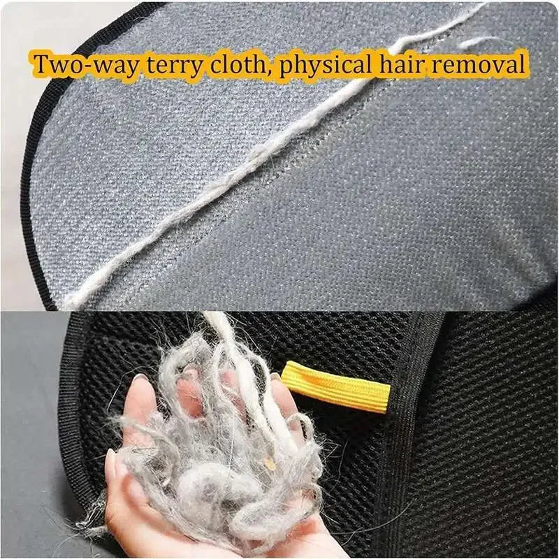 Double-Sided Pet Fur Gloves — Reusable Hair Removal for Dog/Cat Fur on Furniture and Clothes
