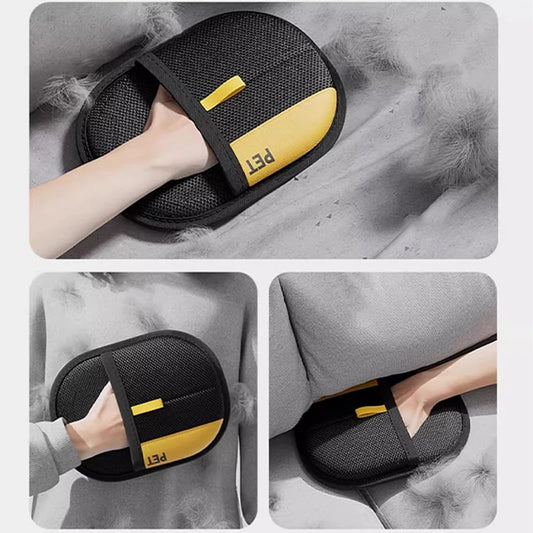 Pet Grooming Gloves — Anti-Shedding & Cleaning (2-Sided)