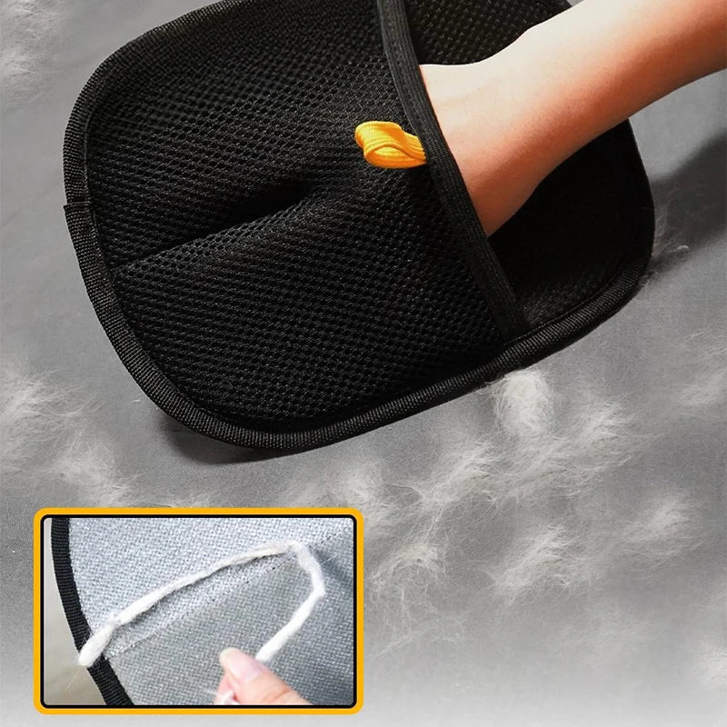 Pet Grooming Gloves — Anti-Shedding & Cleaning (2-Sided)