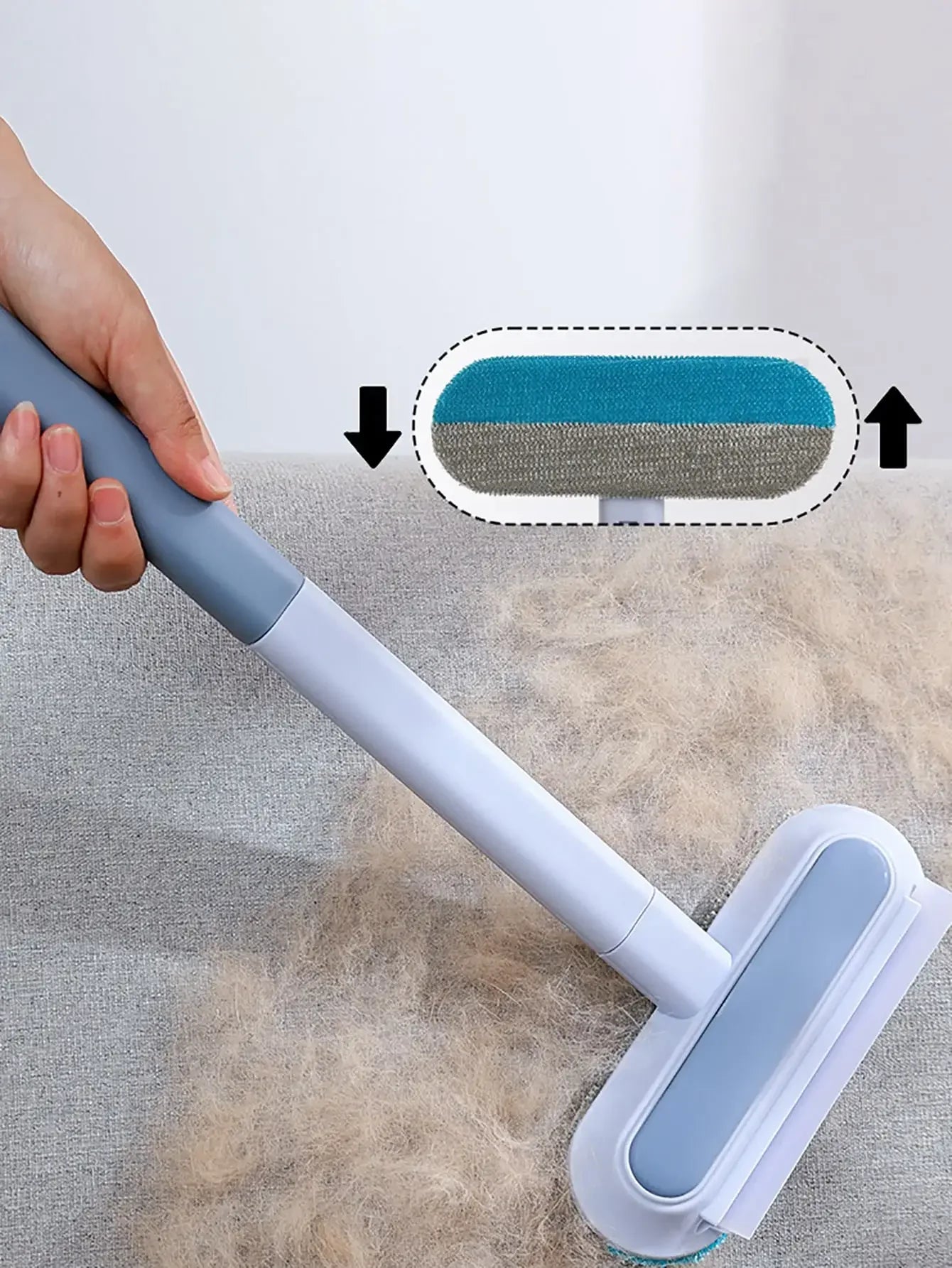 Double-Sided Pet Fur Gloves — Reusable Hair Removal for Dog/Cat Fur on Furniture and Clothes